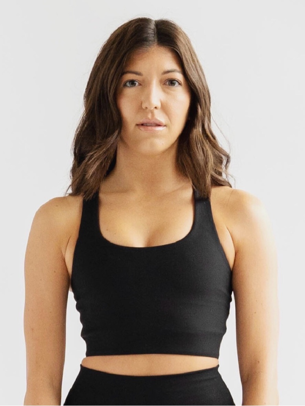 Charlie Rae Black Racer Back Sports Bra (Size S & XS) - Picture 2 of 3